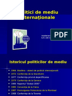 Securitatea Mediului. Politici de Mediu Internationale