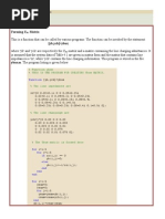 Matlab Programs Power Sytsems