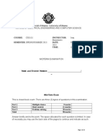 Csi 3131 Midterm W13 Soln