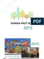 Dundas West Fest 2015 Sponsorship 
