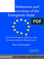 Habermas and Transformations of the European State- Constitutional, Social, And Supra-National Democracy 2007