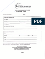 Complaint Form Revised 2014