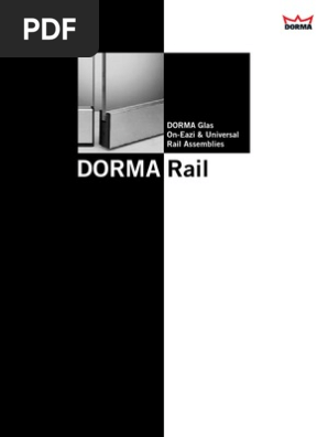 Dorma Rail Door Extrusion