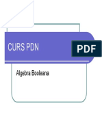 Curs PDN: Algebra Booleana