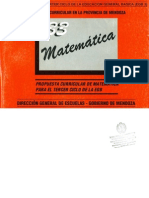 Fascículo 33 -  Diseño Curricular de MATEMÁTICA en el octavo y noveno  año de la EGB3 - 1ra PARTE_ DGE Provincia de Mendoza
