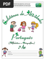 Ativid. Linguagem - Março, Abril - 2º Ano