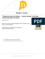 Spiritus A Journal of Christian Spirituality Volume 12 Issue 2 2012 (Doi 10.1353/scs.2012.0043) Christie, Douglas E. - Â Things That Used To Be Familiar - . - Become Strangeâ - de Certeau and The