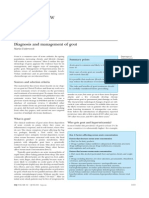 Diagnosis and Management of Gout