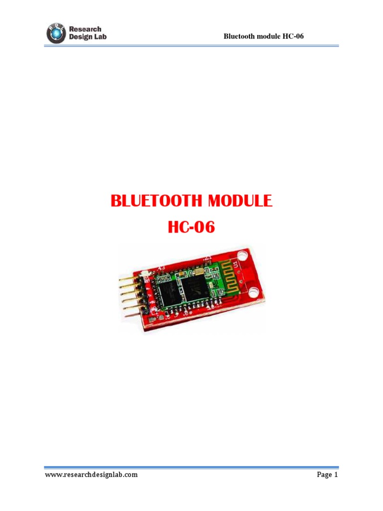 Blutooth Module | PDF | Bluetooth | Remote Control