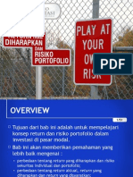 Portofolio & Investasi Bab 4 - Return Yang Diharapkan & Resiko Portofolio