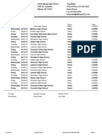 Varsity Softball Schedule