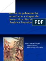 Poblamiento y Etapas Culturales Del Continente Americano