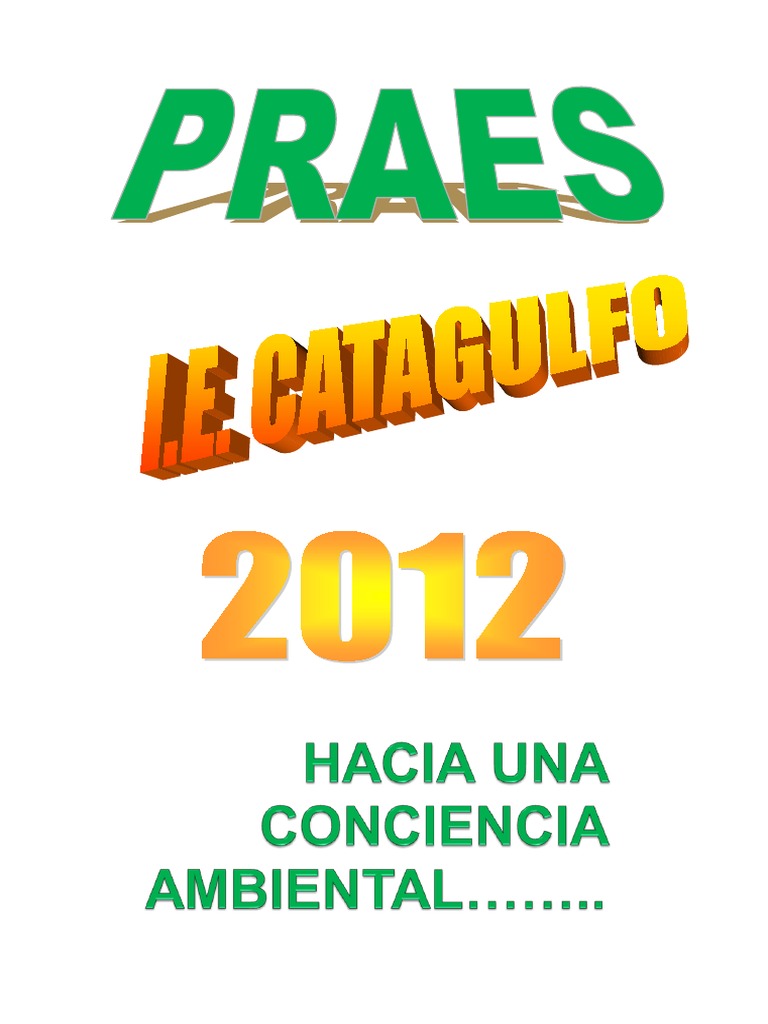 Proyecto Ambiental Escolar PRAES | PDF | Plan de estudios | Desarrollo ...