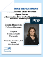 Laura Razzolini: Economics Department
