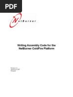 Coldfire Assembly Language