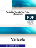 Varicela, Tos Ferina y Escabiosis en niños