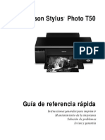 Impresora T50 PDF