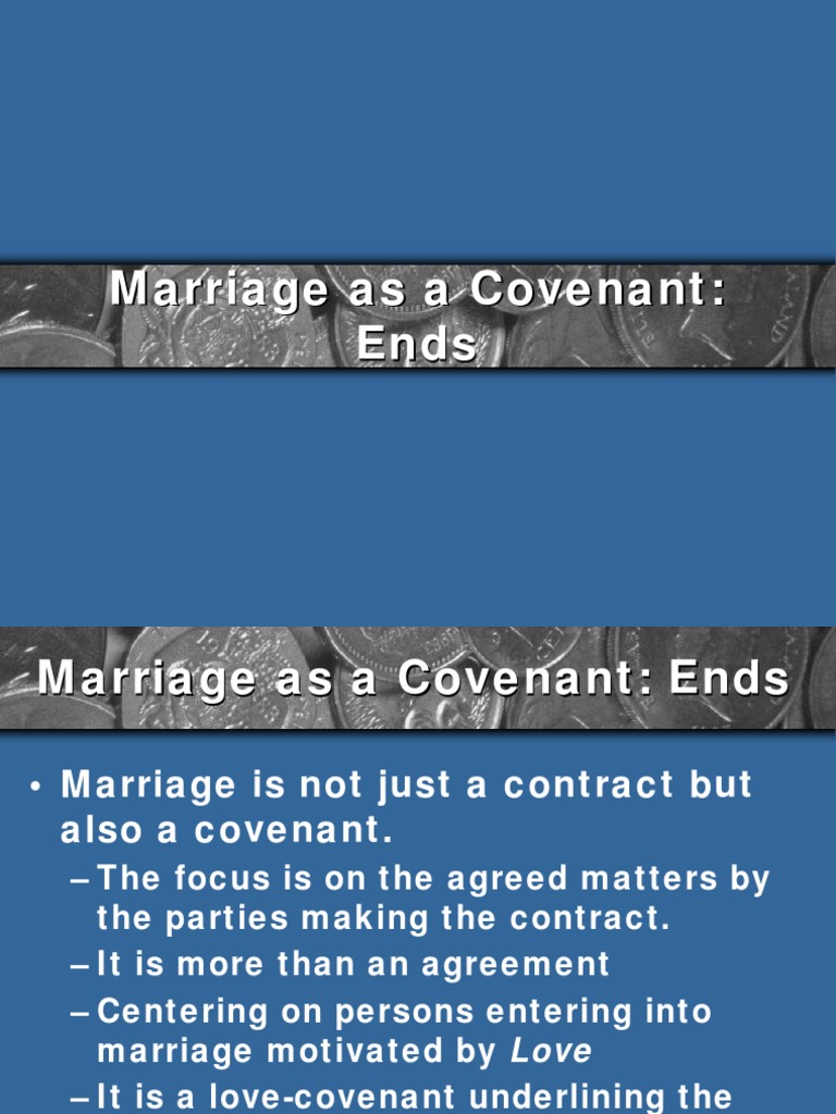 Marriage As Covenant PDF PDF Covenant (Biblical) Christian Views On Marriage photo
