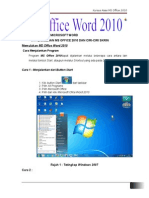 Nota Word 2010