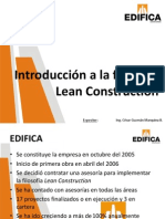 Introducción A Lean Construction UNI