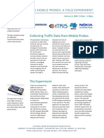 Gps Mobile Probes: A Field Experiment