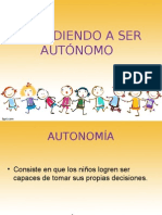 Aprendiendo A Ser Autónomo