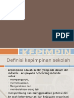 Kepimpinan Sekolah -Jenis Kepimpinan Guru Dalam Pendidikan - PPG 2014 2