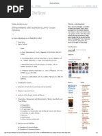 Banking Laws - Salao Syllbus