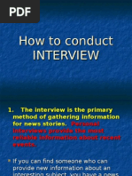 How to Conduct Interview