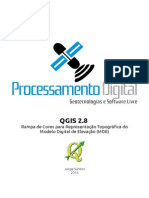 QGIS 2.8: Rampa de Cores para Representação Topográfica do Modelo Digital de Elevação (MDE)
