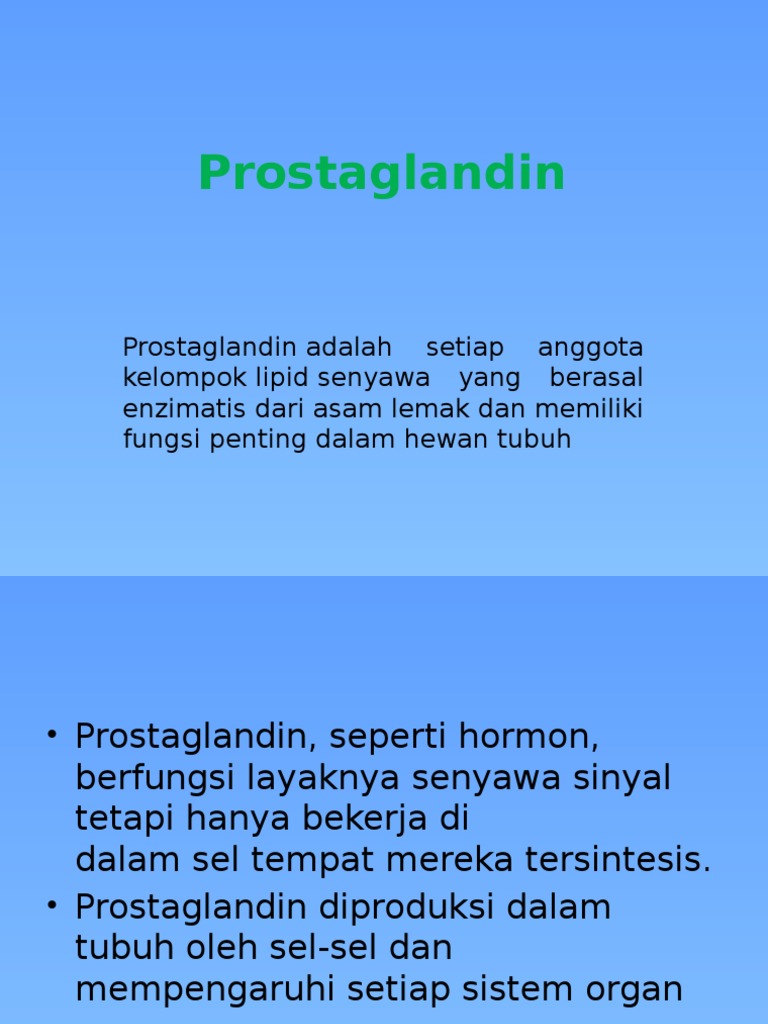 Prostaglandin | PDF