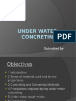 Under Water Concreting