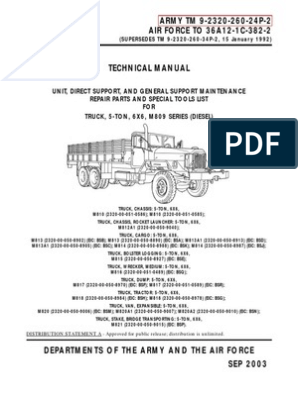 Army Tm 9 23 260 24p 2 Air Force To 36a12 1c 3 2 Vehicles Manufactured Goods