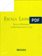 Escala Leonhardt- Escala de Desarrollo de niños ciegos de 0 a 2 años.