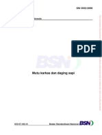SNI 3932 - 2008 Mutu Karkas Dan Daging Sapi PDF