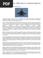 Sukhoi for Bengaluru