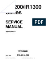 Canon IR 1200, 1300 Service Manual