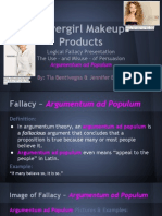 Logical Fallacy Presentation - Covergirl