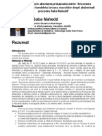 Ancorarea Istmului Uterin Cu Bandeleta La Teaca Muschilor Drepti Abdominali Procedeu Saba Nahedd"