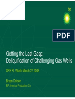 Getting The Last Gasp: Deliquification of Challenging Gas Wells