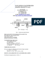 Solaio in Legno-calcestruzzo Esempioprogettuale