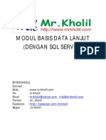 Modul Praktikum Basis Data Lanjut