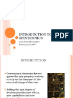 Introduction To Spintronics