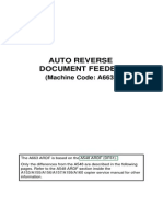 Auto Reverse Document Feeder: (Machine Code: A663)