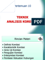 Materi P10 Parametrik Teknik Analisis Korelasi-Libre