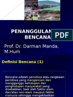 Penanggulangan Bencana Alam