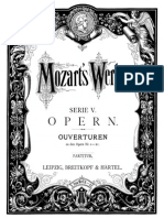 Mozart Le Nozze Di Figaro Overture (Orquesta)