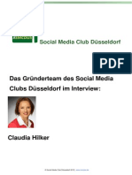 Claudia Hilker - Das Gründerteam Des Social Media Clubs Düsseldorf Im Interview