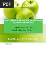 Download Penyuluhan Prolanis Gizi Lansia by Valentina Lakhsmi Prabandari SN259142643 doc pdf