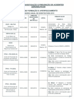 Calendário CENIPA